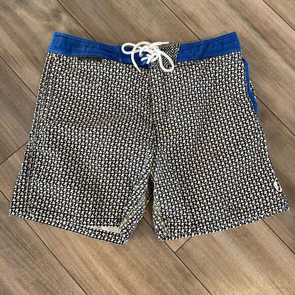 Billabong Back Pattern Athletic Board Shorts Men Size 34 Swim Trunks‎ - Picture 1 of 4